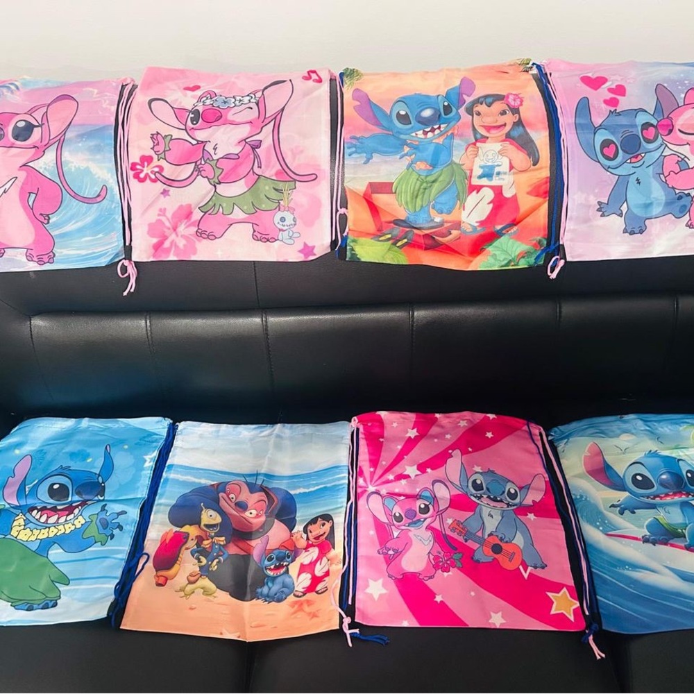 Colorful Kids Drawstring Bags